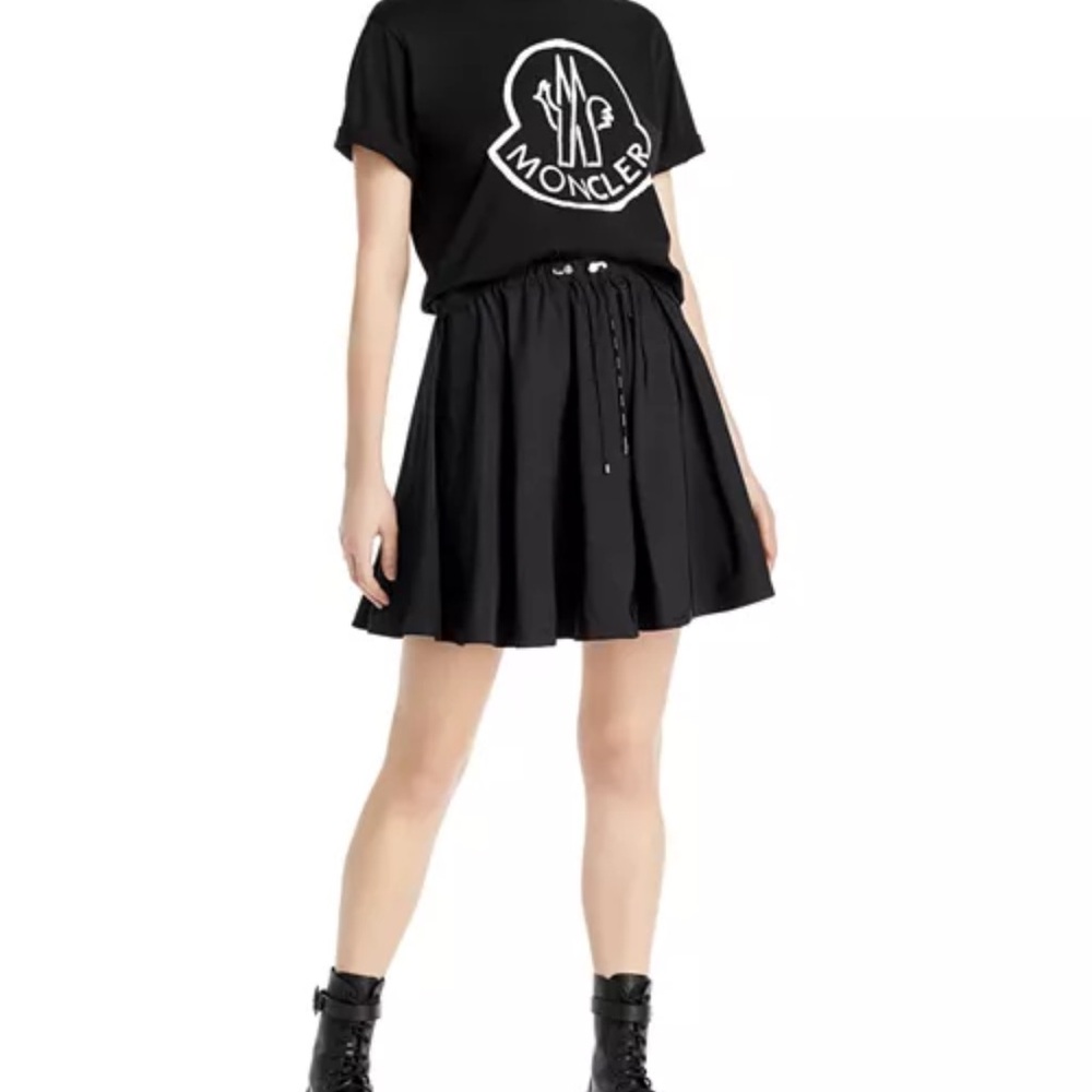 Moncler Black Skater Skirt